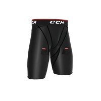 Термобелье шорты CCM Compr Shorts Jock Sr с ракушкой black