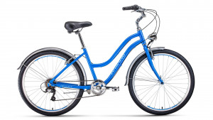 Велосипед Forward Evia Air 26 1.0 синий/белый (2020) 