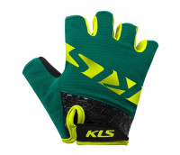 Перчатки KLS LASH GREEN XS, лёгкие и прочные, ладонь из синтетической кожи с гелевыми вставками