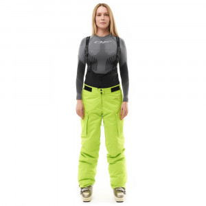 Штаны горнолыжные утепленные Dragonfly Gravity Woman lime 