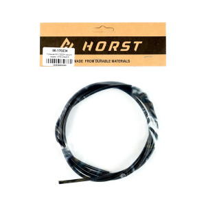 Рубашка тросика перекл. HORST 00-170234 MTB 2/4мм б/загл. (2 метра) черная на блистере 