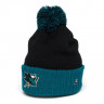 Шапка Atributika&Club NHL San Jose Sharks черная/бирюзовая (55-58 см) 59258 - Шапка Atributika&Club NHL San Jose Sharks черная/бирюзовая (55-58 см) 59258