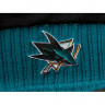 Шапка Atributika&Club NHL San Jose Sharks черная/бирюзовая (55-58 см) 59258 - Шапка Atributika&Club NHL San Jose Sharks черная/бирюзовая (55-58 см) 59258