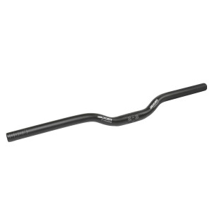 Руль ZOOM 5-403222 МТВ/турист. алюм. усил. изогн. 15` со шкалой 22,2/25,4x600х30мм 229г. MTB-A4-153BT(ISO-M)  мат. черный 