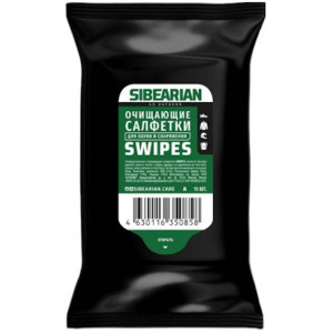Салфетки для обуви Sibearian Swipes 15 шт. 