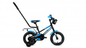 Велосипед Forward Meteor 12 черный/синий (2021) 