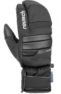 Перчатки горнолыжные Reusch Arise R-Tex XT Lobster Black/White