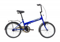 Велосипед NOVATRACK TG30, складной, 20" синий (2020)