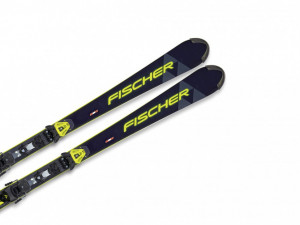 Горные лыжи Fischer RC4 Worldcup SL JR (120-126) + крепления RC4 Z9 (2022) 