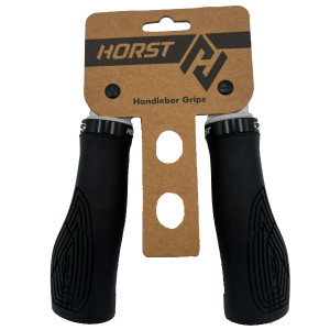 Ручки на руль Horst H17 00-170445 резиновые 120мм черные 