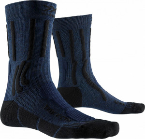 Носки X-Socks Trek X Ctn Midnight Blue Melange/Opal Black 