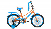 Велосипед Forward AZURE 18 бежевый / голубой (2022)