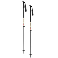 Палки горнолыжные Van Deer Free Carbon telescope sand/black