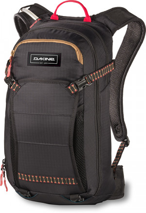 Велорюкзак Dakine Womens Drafter 12L Black Ripstop (черный с разноцветными вставками) 