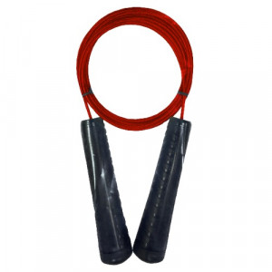 Скакалка спортивная с металлическим тросом TSP Jump Rope Red 