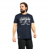 Футболка Atributika&Club NHL Tampa Bay Lightning синяя 310620