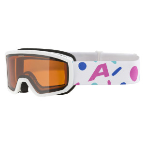 Маска Alpina Scarabeo JR white-confetti matt/orange S2 размер S 