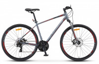 Велосипед Stels Cross-130 MD Gent 28" V010 gray рама: 20" (Демо-товар, состояние идеальное)