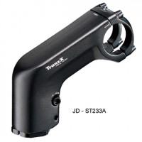 Вынос TranzX JD-ST233A кованый, 1-1/8" x 70мм х 31,8мм х 30°, 4 болта, внутренняя проводка тросов