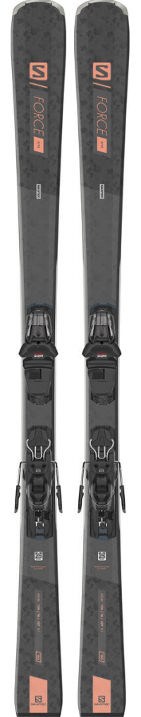 Горные лыжи Salomon W S/Force 5 + M10 GW Black/Oran (2021)
