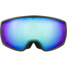 Маска Alpina Double Jack Q-Lite black matt/Q-Lite blue sph. S2 - Маска Alpina Double Jack Q-Lite black matt/Q-Lite blue sph. S2