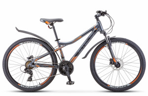Велосипед Stels Navigator-610 D 26&quot; V010 антрацитовый/оранжевый (2020) 