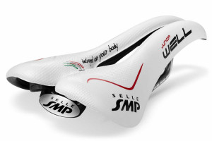 Седло SMP WELL JUNIOR белое, назначение: MTB, Road, Gravel / Cyclocross, мягкость: средняя, размеры: 234х130мм, вес: 255г 
