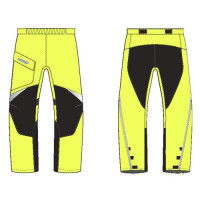 Штаны-дождевик Dragonfly Evo Man yellow