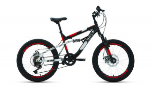 Велосипед Altair MTB FS 20 черный/красный 14&quot; (2022) 