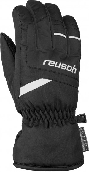 Перчатки горнолыжные Reusch Bennet R-Tex Xt Junior Black/White 