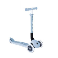 Трехколесный самокат Globber Junior Foldable Lights EcoLogic черничный