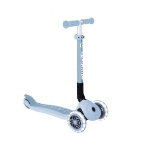 Трехколесный самокат Globber Junior Foldable Lights EcoLogic черничный 