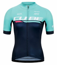 Джерси CUBE Teamline WS к/рук женская, blue´n´mint