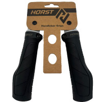 Ручки на руль Horst H26 00-170446 резиновые 132мм черные