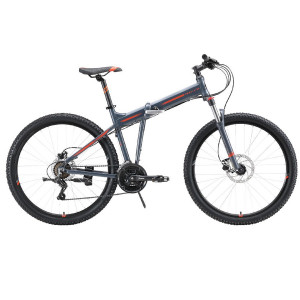 Велосипед Stark Cobra 27.2 HD серый/черный/оранжевый Рама: 18&quot; (2023) 