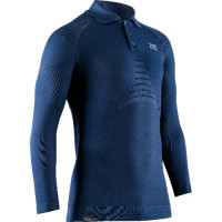 Рубашка мужская X-Bionic Invent 4.0 Travel Polo Shirt LG SL Men navy/blue A234