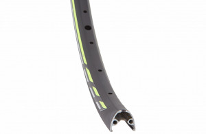 Обод Stels 26&quot;x1.5&quot; HLQC-GA15B 14Gx32Н алюминиевый чёрный с зелено-серой наклейкой 