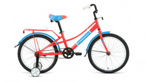 Велосипед Forward Azure 20 коралловый / голубой (2022) 