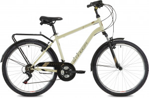 Велосипед STINGER TRAFFIC 26&quot; коричневый (2021) 