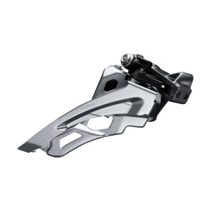 Переключатель передний Shimano Deore, M6000-L, для 3x10 скоростей, нижний хомут, side-swing, верхняя тяга 
