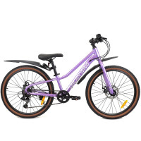 Велосипед Orlan Wing Venus 1.0 24" фиолетовый рама: 12" (Демо-товар, состояние идеальное)
