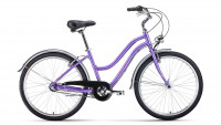 Велосипед Forward Evia Air 26 2.0 фиолетовый/белый (2020)