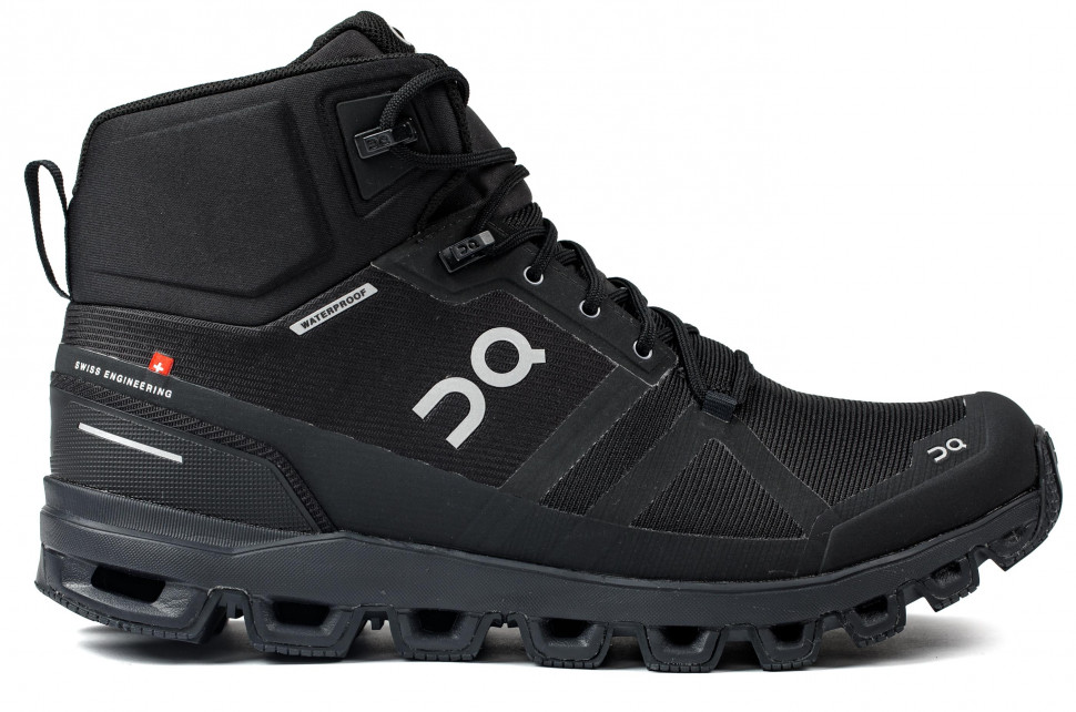Кроссовки мужские On Cloudrock Waterproof All Black (2021) купить со ...
