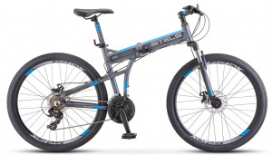 Велосипед Stels Pilot-970 MD 26&quot; V021 серый/синий (2018) 