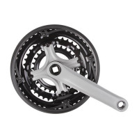 Система Messingschlager 5-351247 пер. 7-8скор. сталь 28/38/48зуб с защ. шатуны с пласт. покр. 170мм черно-серебистая