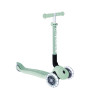 Трехколесный самокат Globber Junior Foldable Lights EcoLogic фисташковый - Трехколесный самокат Globber Junior Foldable Lights EcoLogic фисташковый