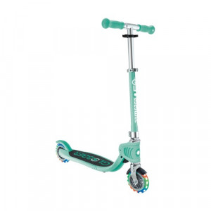 Самокат Globber Flow Foldable Junior Lights мятный 
