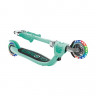 Самокат Globber Flow Foldable Junior Lights мятный - Самокат Globber Flow Foldable Junior Lights мятный