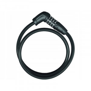 Замок Abus Steel-O-flex 5410C/85см BK SCLL Numerino 05-0040803 кодовый, черный 