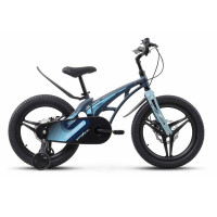 Велосипед Stels Galaxy Pro 16" V010 (литые диски) темно-синий рама: 9" (2024)